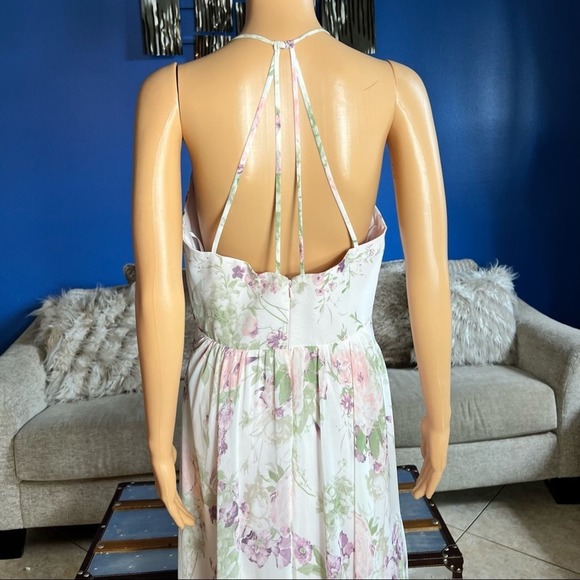 Jenny Yoo Blush Gardens Formal Bridesmaid Prom Dress - Picture 9 of 11